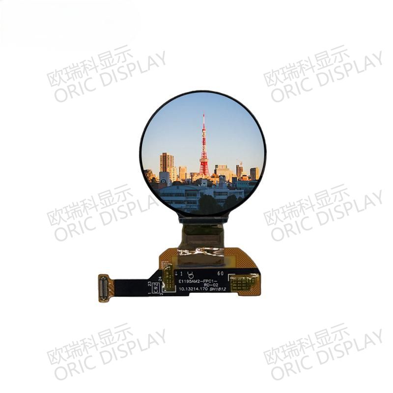 1.2 inch Round AMOLED Display 390*390, Smart Watch Display MIPI/SPI