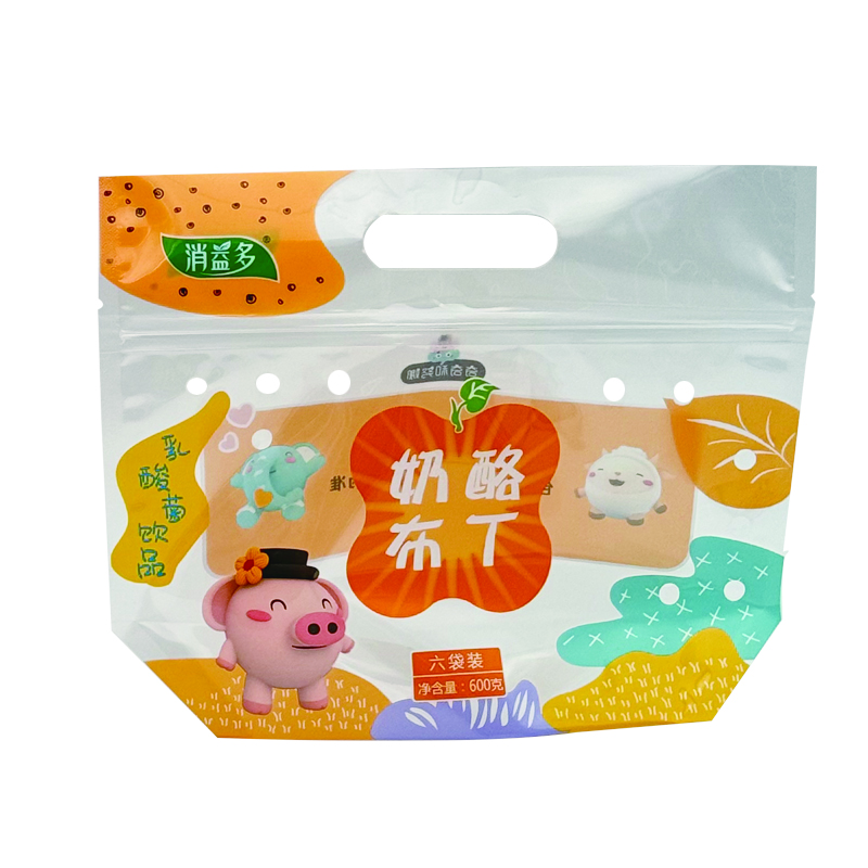 Roasted fruits Packaging Bag with Zipper and Window Wholesale