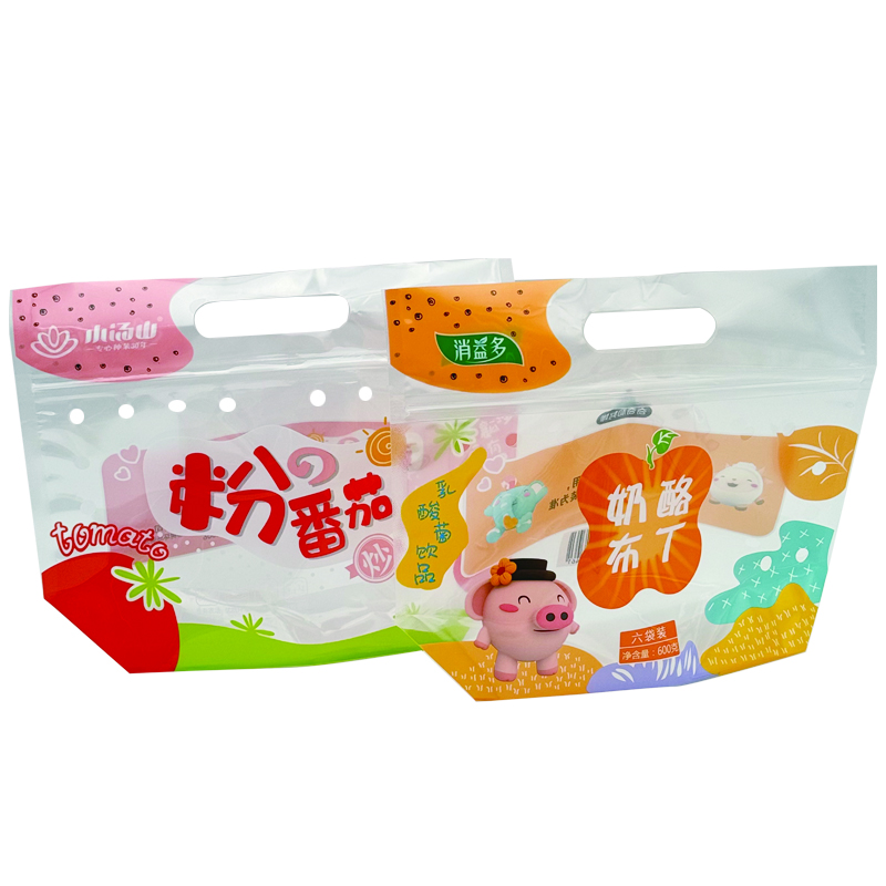 Roasted fruits Packaging Bag with Zipper and Window Wholesale