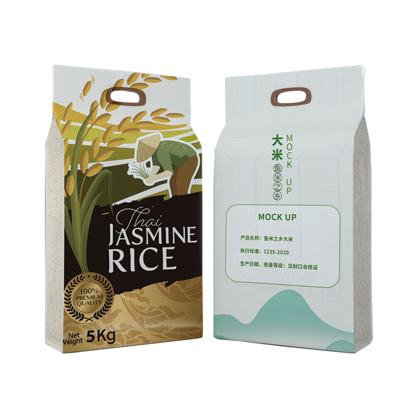 Rice Bag Jute Rice Packaging Bag with logo