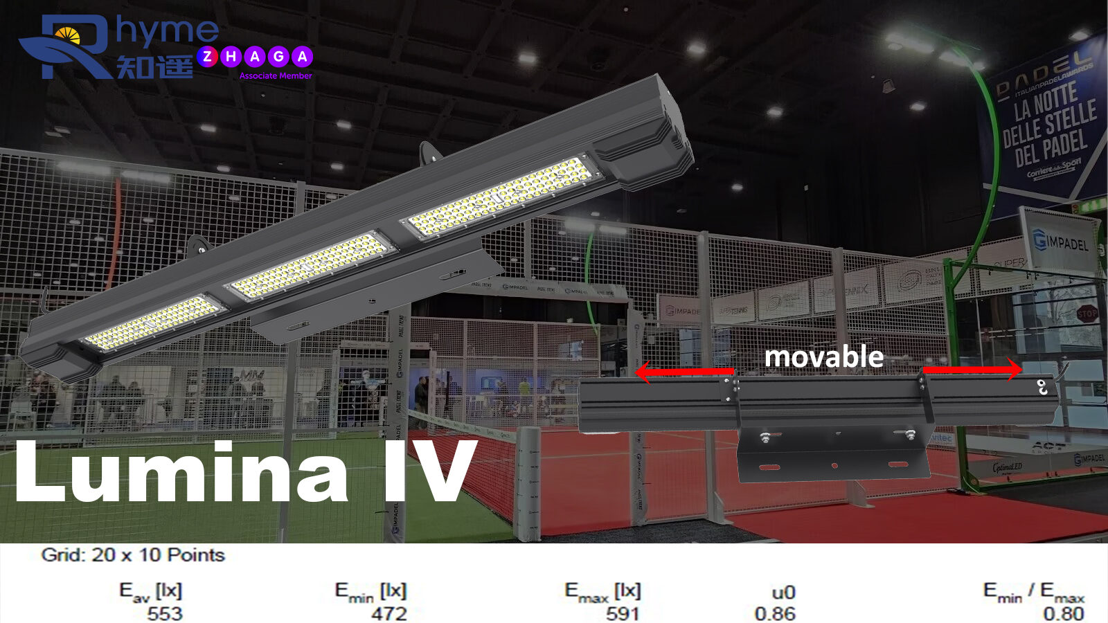 Lighting Standard on Padel Courts