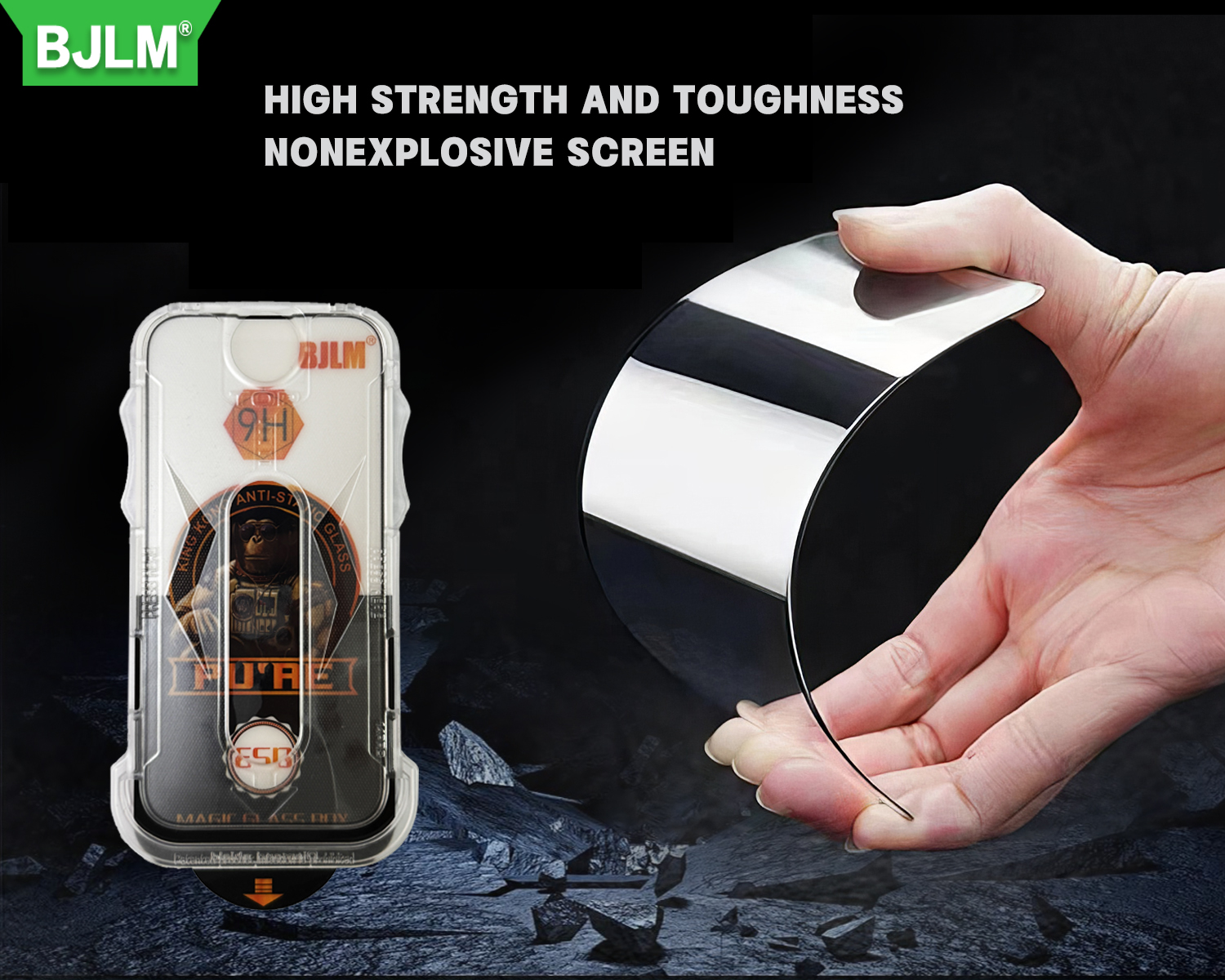 BJLM king kong magic box tempered glass