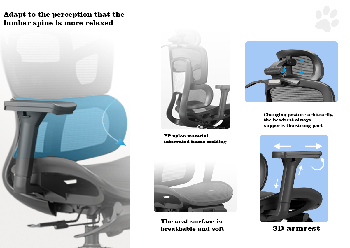 760-Ergonomic office chairs