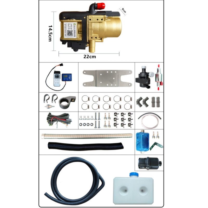 12V 5KW Liquid Diesel Heater For Camper