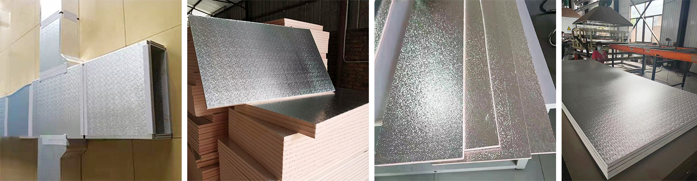 Foil Faced Phenolic Duct Insulation Board