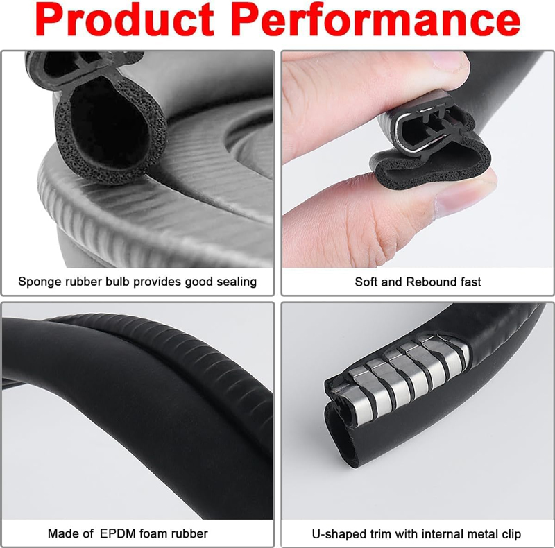 Rubber seal-car door rubber seal