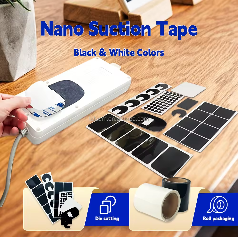 LS Die Cutting Nano Suction Phone Stickers Material Tape Sheet