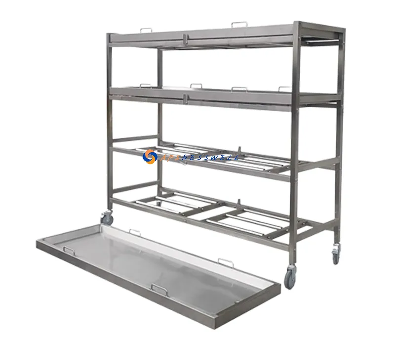 Rotating Cadaver Storage Mortuary Cadaver Rack,Mortuary Rack System,Body Storage Rack