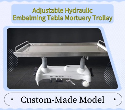 Hydraulic Embalming Table Mortuary Trolley - Custom-Made Model