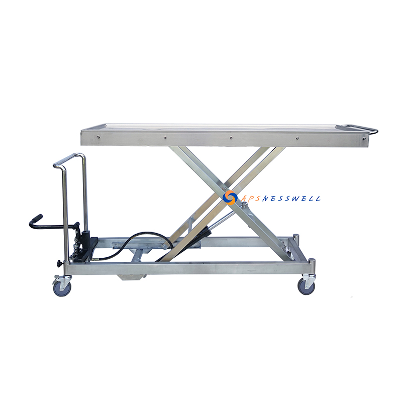 Mortuary Transfer Cart Morgue Body Lifting Trolley