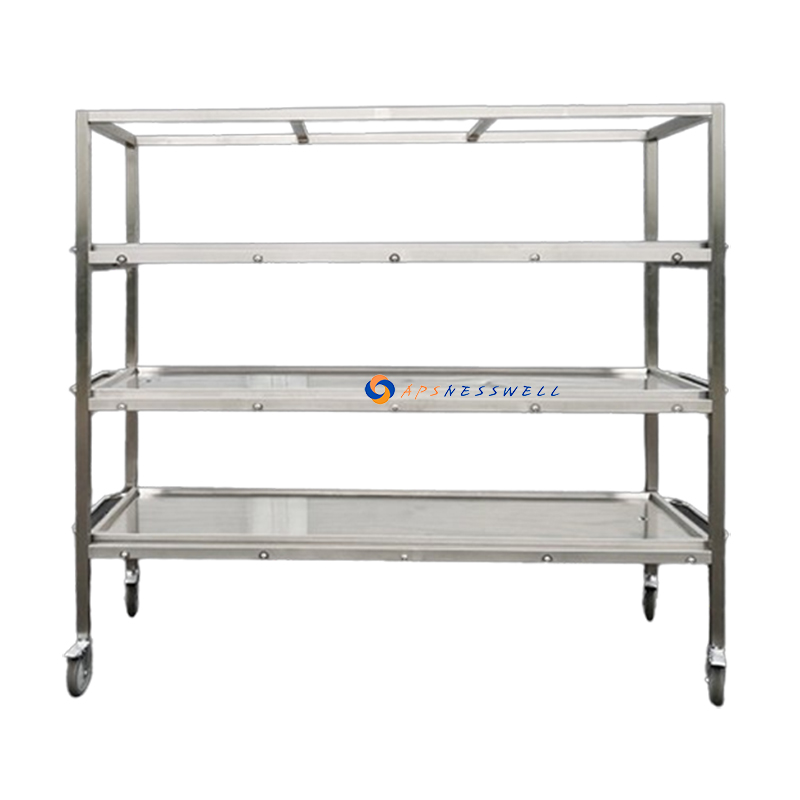 3/4/12 Tiers Corpses Storage Rack Mortuary Shelving Unit