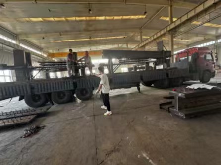 Efficient Delivery! Jinan Xin Jiyuan Completes Dedicated Steel Components Shipment to Israeli Client”