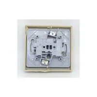 Q300 Grand panneau de prise d'interrupteur mural européen et interrupteur à bouton-poussoir unique avec 2 ports USB 250 V ~