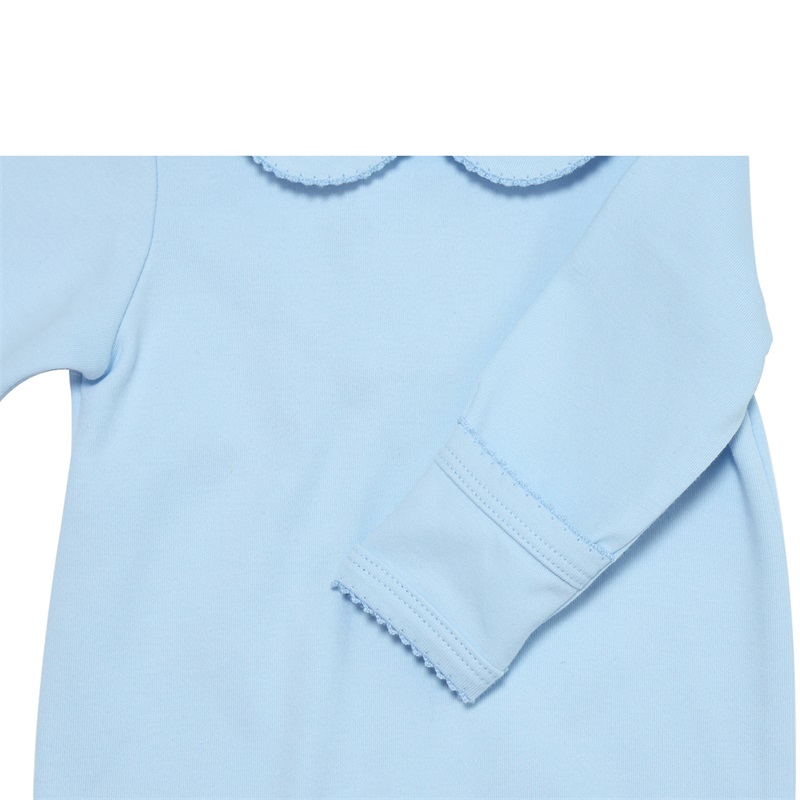 Footie Long Sleeve Fold Up Hands  Baby Bodysuit Rompers