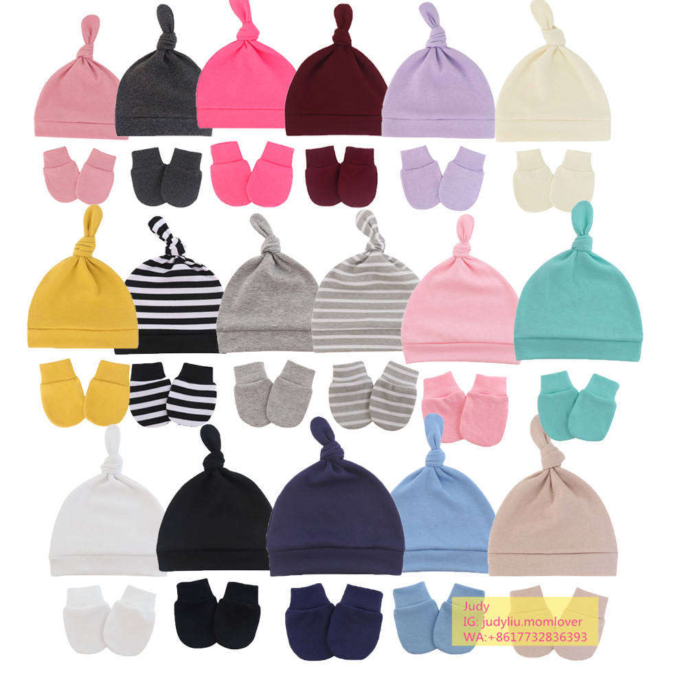 unisex baby accessories soft beanies baby hat sets