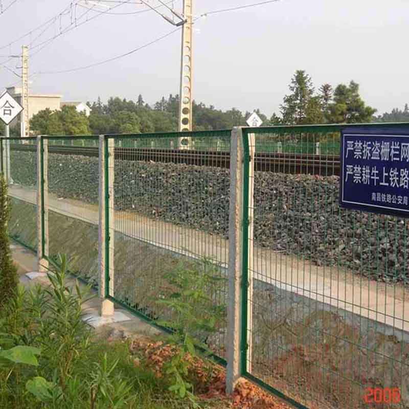 Railway Roadbed Slag Retaining Net Protective Fence Gate