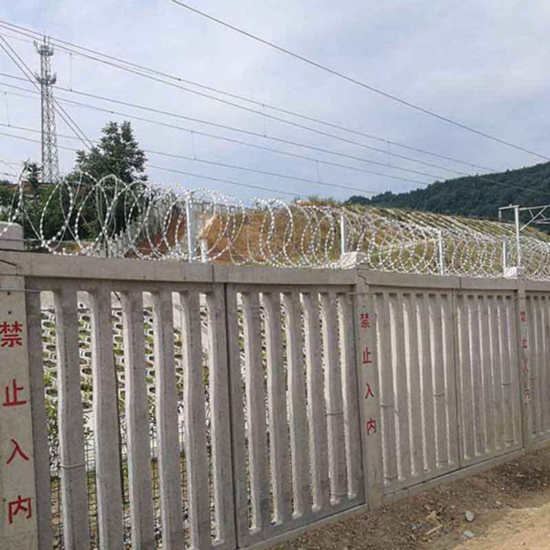 Reinforced Concrete Protective Fence