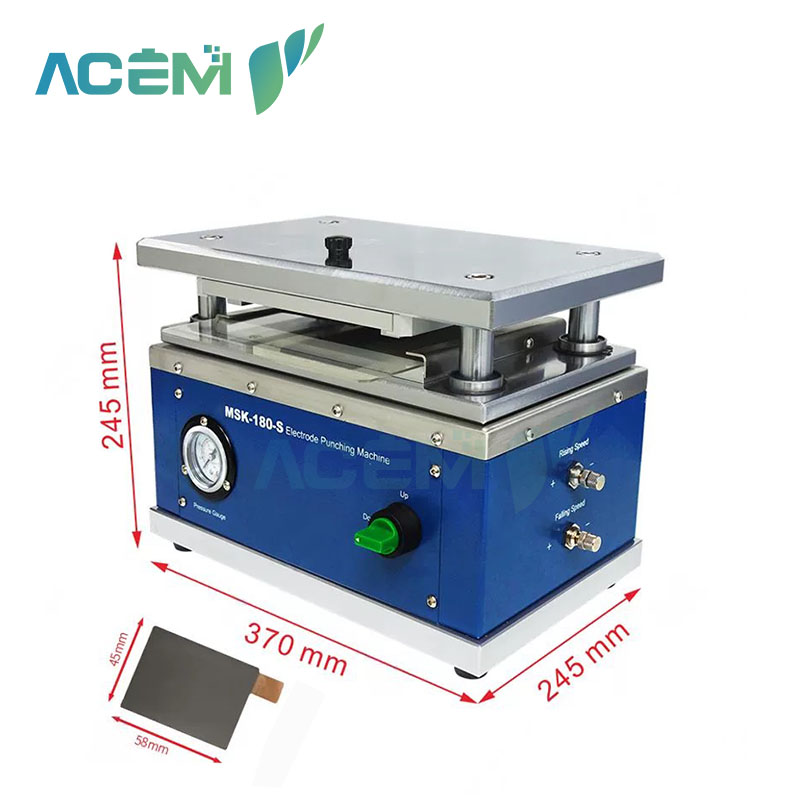 Buy Semi-automatic Die Cutter Machine for Pouch Cell Electrode Cutting