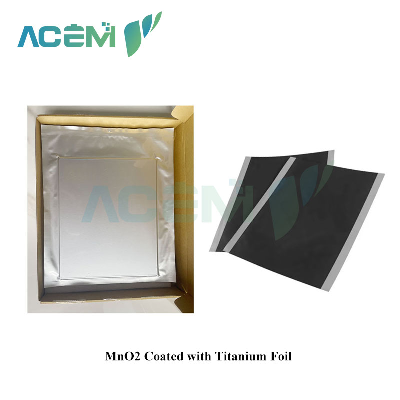 Mno2 Sheet MnO2 Coated Ti Foil Electrode Sheet for Zinc-ion Battery Material