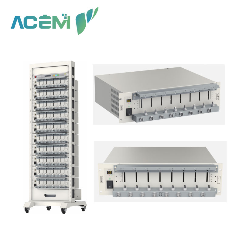 5V6A Li-ion 8 Channel Battery Tester Battery Analysing Equipment for Cylinder Cell and Pouch Cell