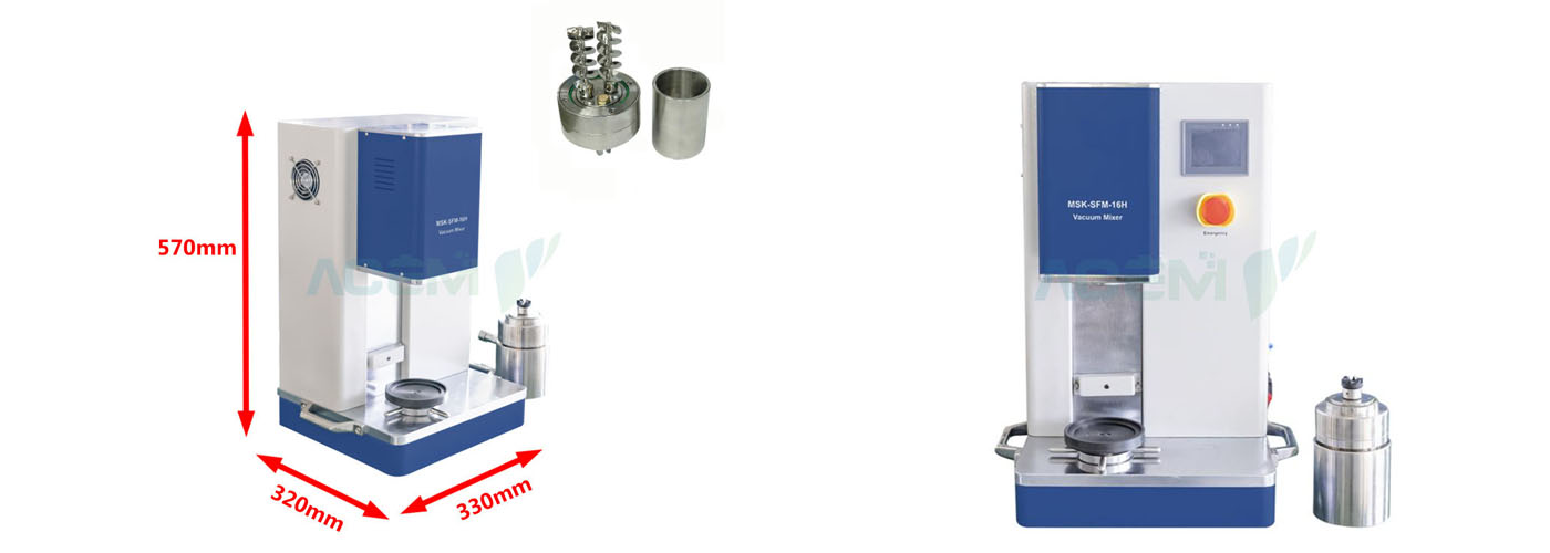 Double Shaft Planetary Vacuum Mixing Machine For Electrode Preparation