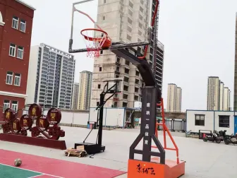 Empowering Students: Hebei Kangna Yipin Installs and Maintains Basketball Hoops at Anyang High School