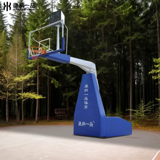Height Adjustable Outdoor with Light Portable Basketball Hoop Stand 10 Feet Basketball Court Body with Stand