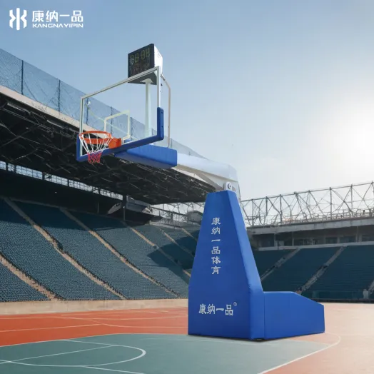 Height Adjustable Outdoor with Light Portable Basketball Hoop Stand 10 Feet Basketball Court Body with Stand