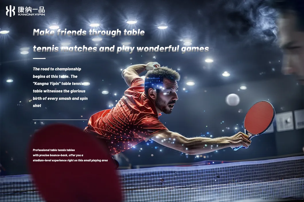 Pingpong Table with High Bounce and Shock Absorption – Ideal for Indoor Training and Competitions