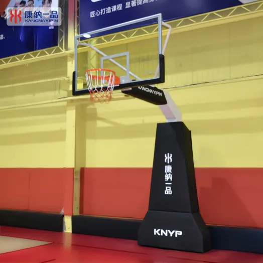 Versatile Basketball Stand and Underground Hoop for Competitive Play