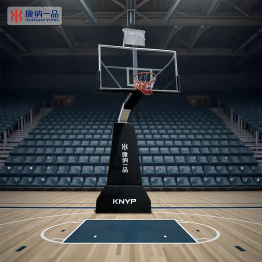 Versatile Basketball Stand and Underground Hoop for Competitive Play