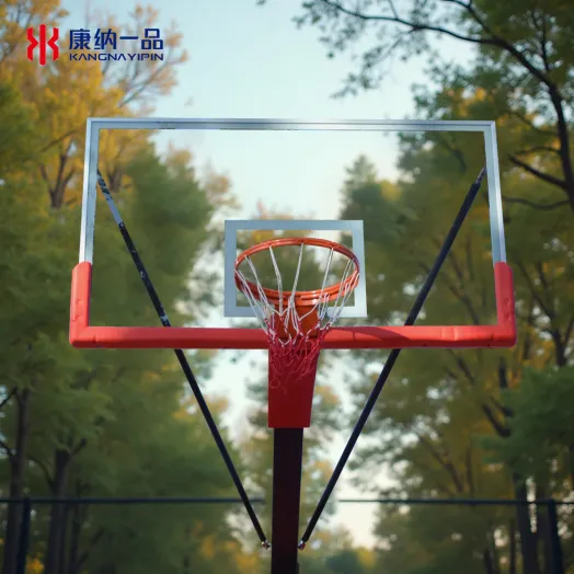 High-Performance Indoor and Outdoor Basketball Stand with Buried Basketball Hoop
