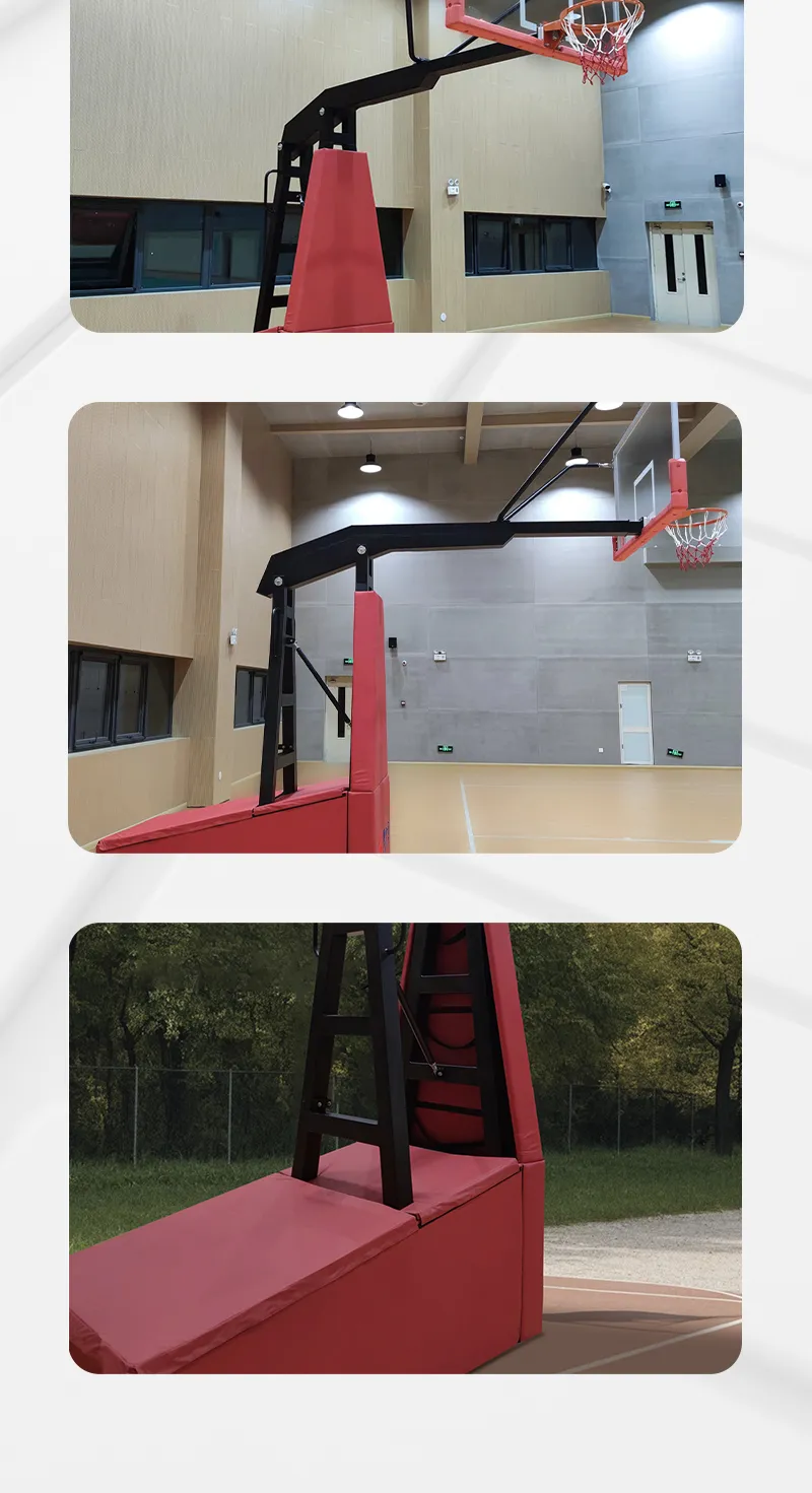 High-Performance Indoor and Outdoor Basketball Stand with Buried Basketball Hoop