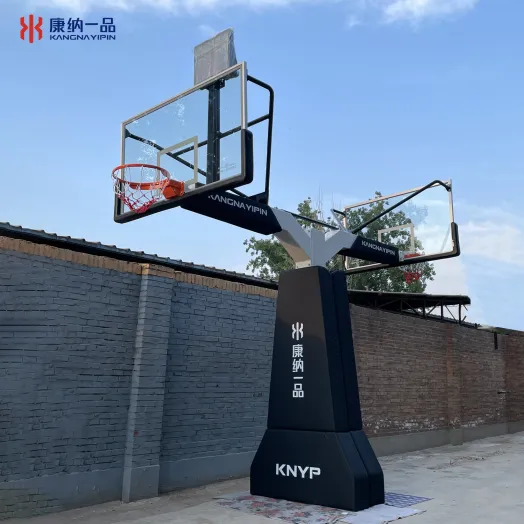 Versatile Basketball Stand and Underground Hoop for Competitive Play
