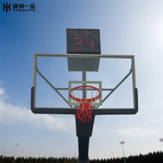 Height Adjustable Basketball Hoop for Schools