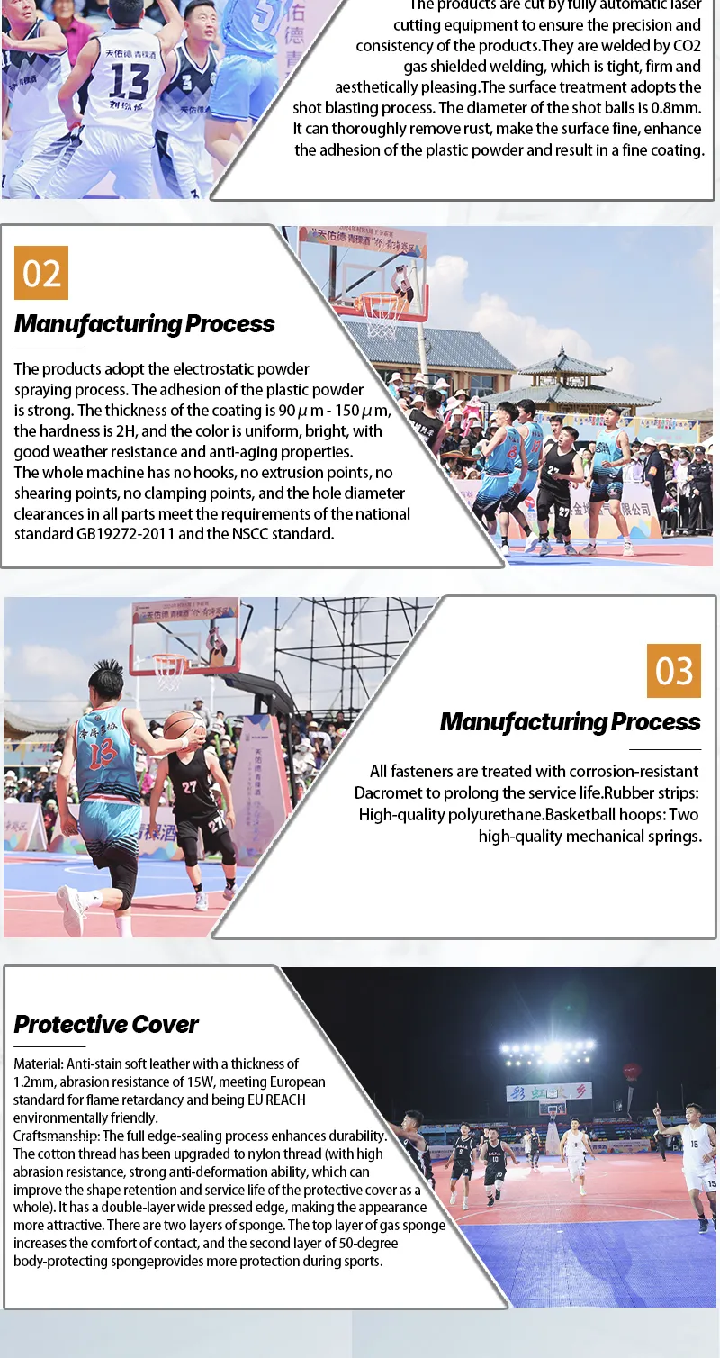 Versatile Basketball Stand and Underground Hoop for Competitive Play