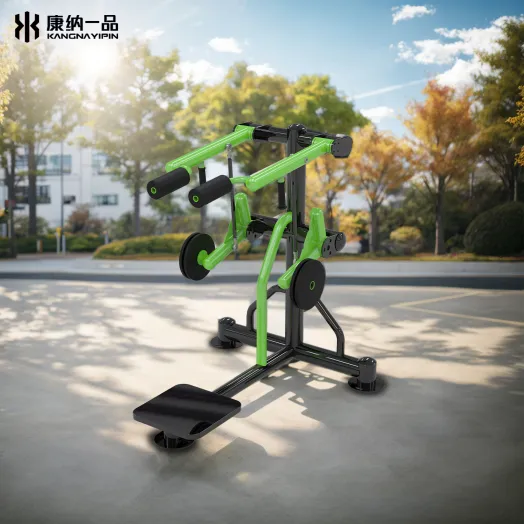 Outdoor Rowing Trainer – Heavy-Duty Back & Arm Workout Machine