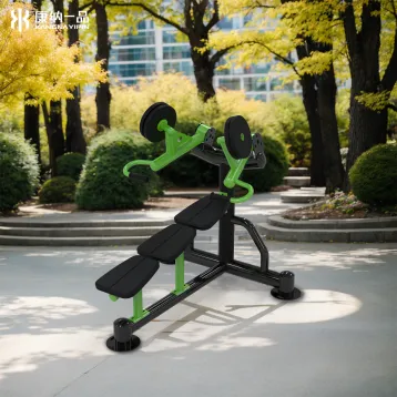Outdoor Seated Chest Press Machine – Heavy-Duty Fitness Equipment