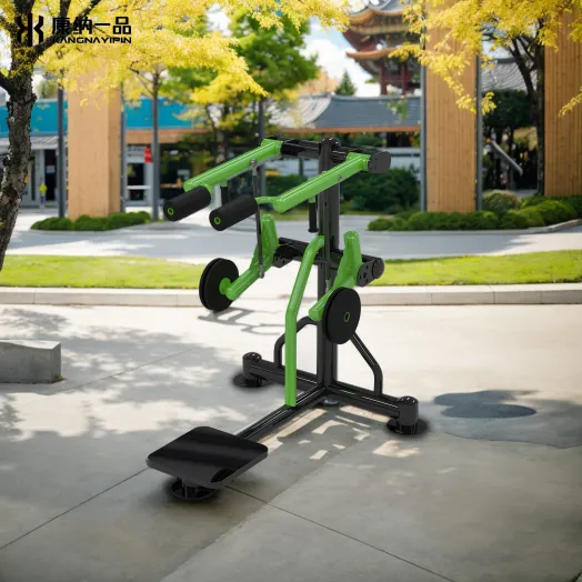 Outdoor Rowing Trainer – Heavy-Duty Back & Arm Workout Machine