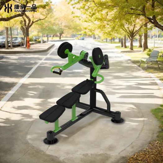 Outdoor Seated Chest Press Machine – Heavy-Duty Fitness Equipment