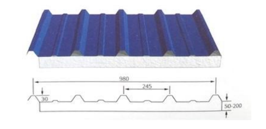 Rock wool sandwich panel