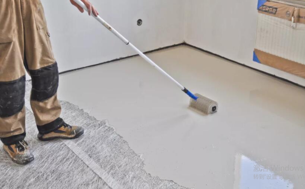 Floor paint construction process