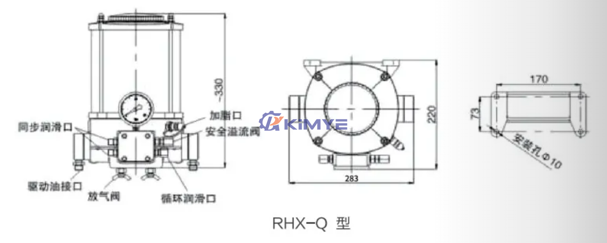 RHX-Q Hydraulic lubrication pump