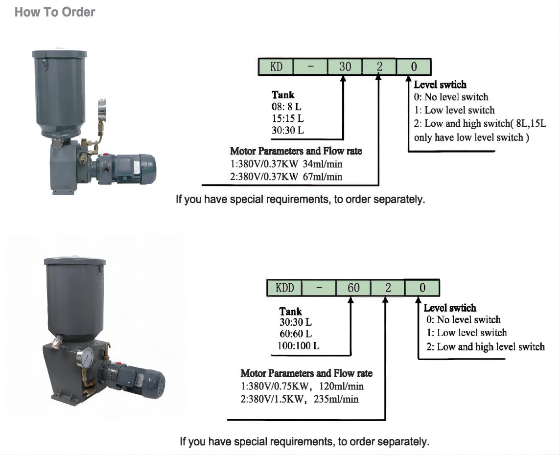 KD-KDD electric grease pump