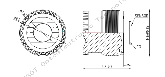 HS-S7 Low Distortion Lens/Lenses