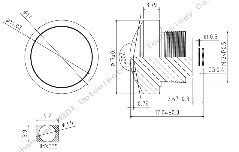 HS-QJ5001 Fish Eye Lens/Lenses