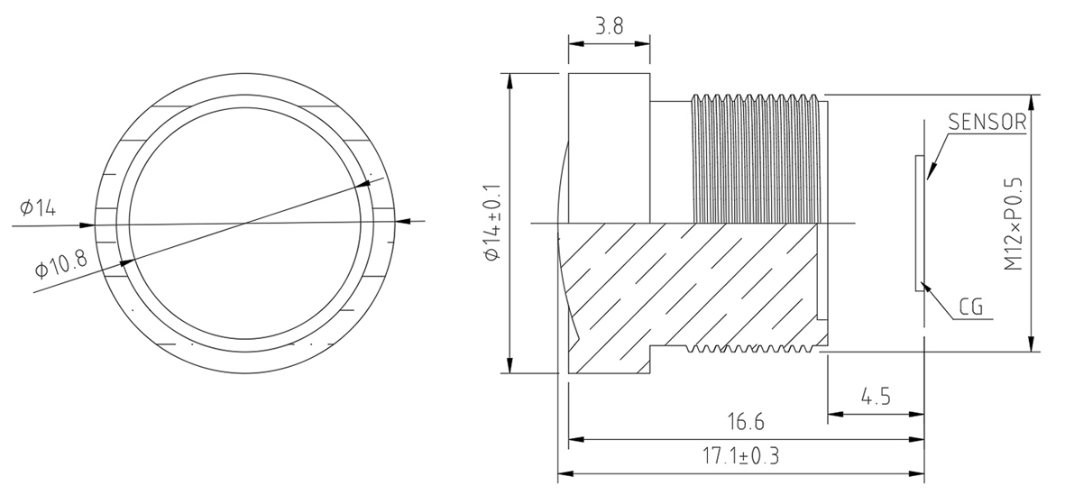 HS-Q115 Wide Angle Lens/Lenses