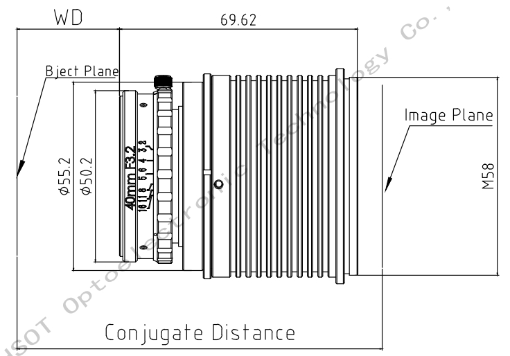 HS-GX4032M58 Line Scan Lens/Lenses