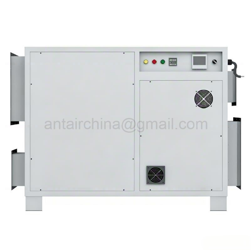 Deshumidificador desecante montado en el techo industrial inversor 4000CMH