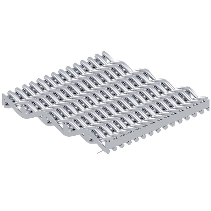 Reverse weave wire mesh for dewatering screens Reverse weave wire mesh for dewatering screens